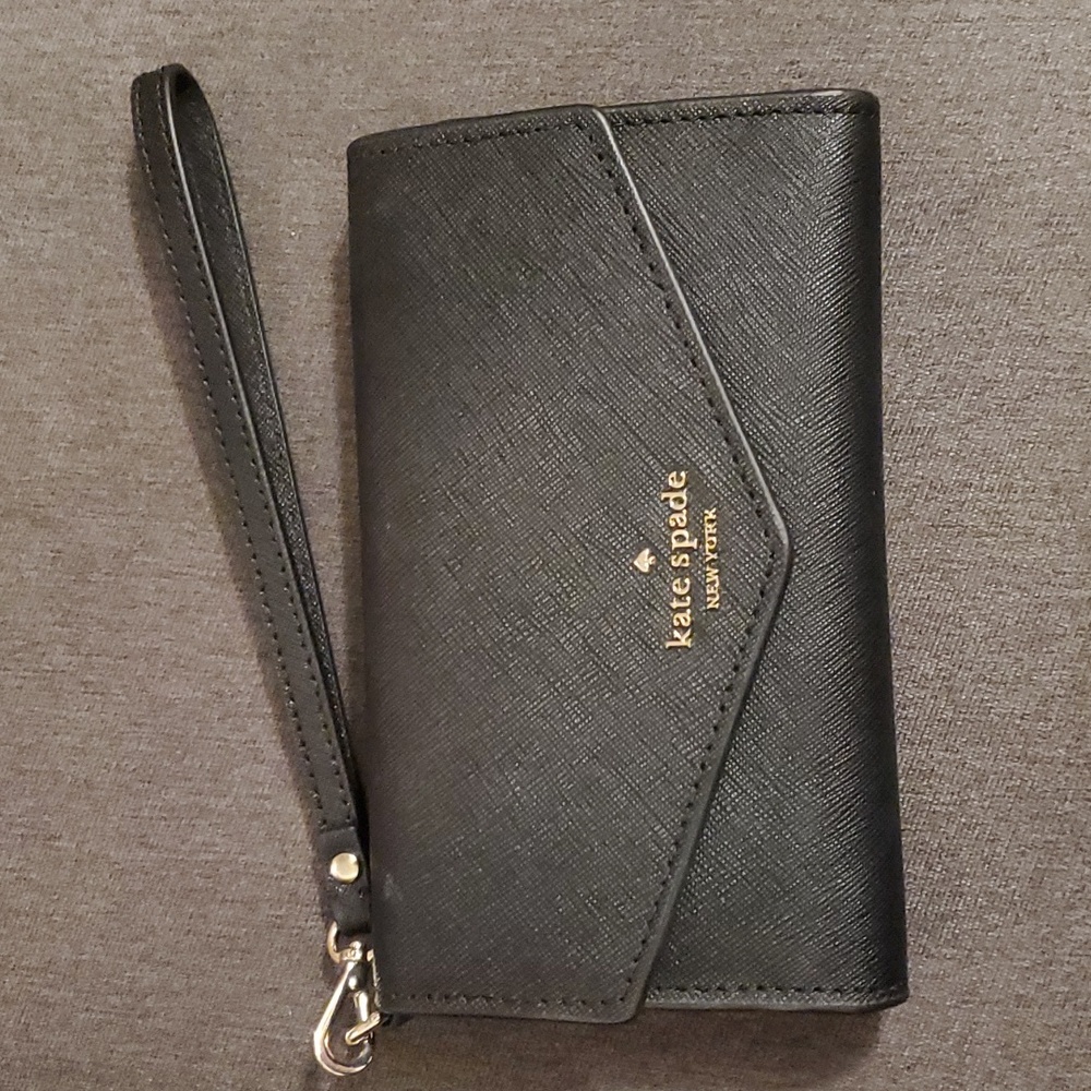 Kate Spade Black Wristlet